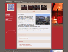 Tablet Screenshot of hoteltriskel.com